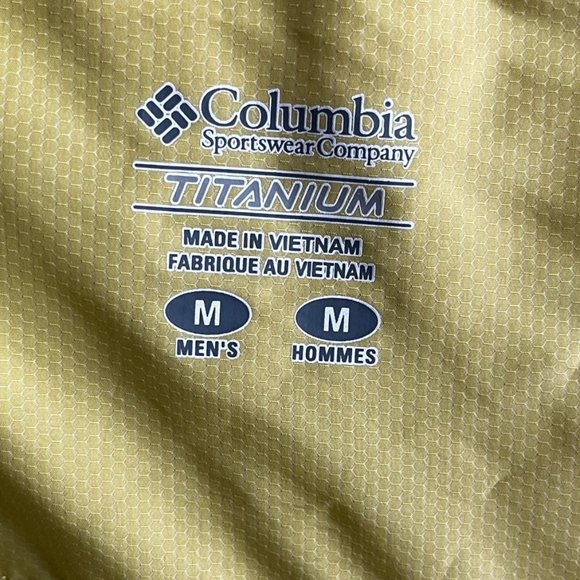 Columbia Men's Titanium Trail Line Waterproof Jacket Windbreaker Sz M WM3173 - Picture 12 of 14